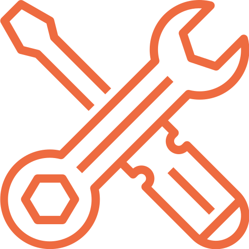 Icono de herramientas de mantenimiento