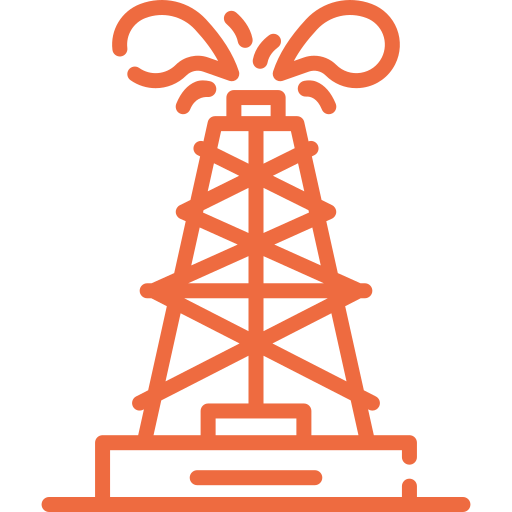 Icono de torre de perforación petrolera